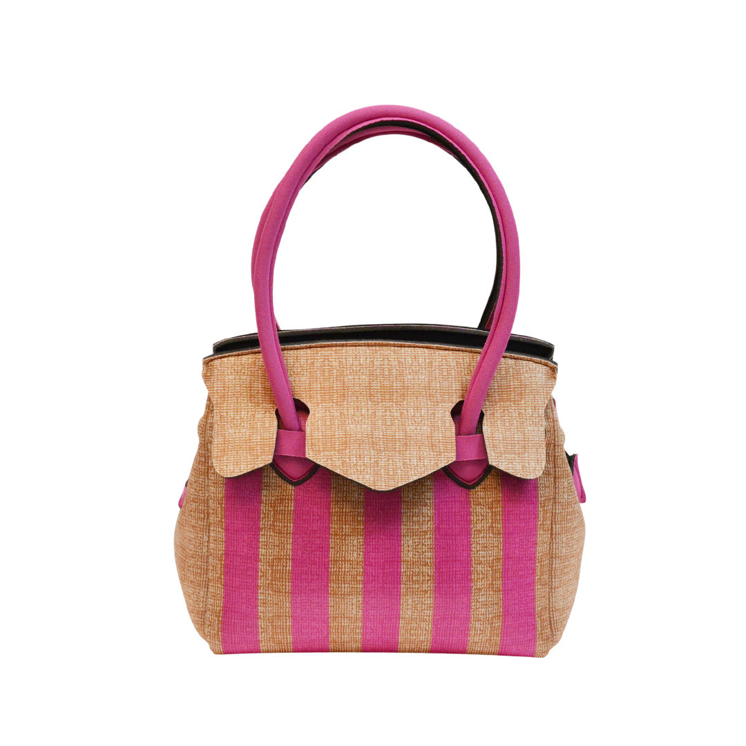【MISS LYCRA STRIPED】-M FUXIA