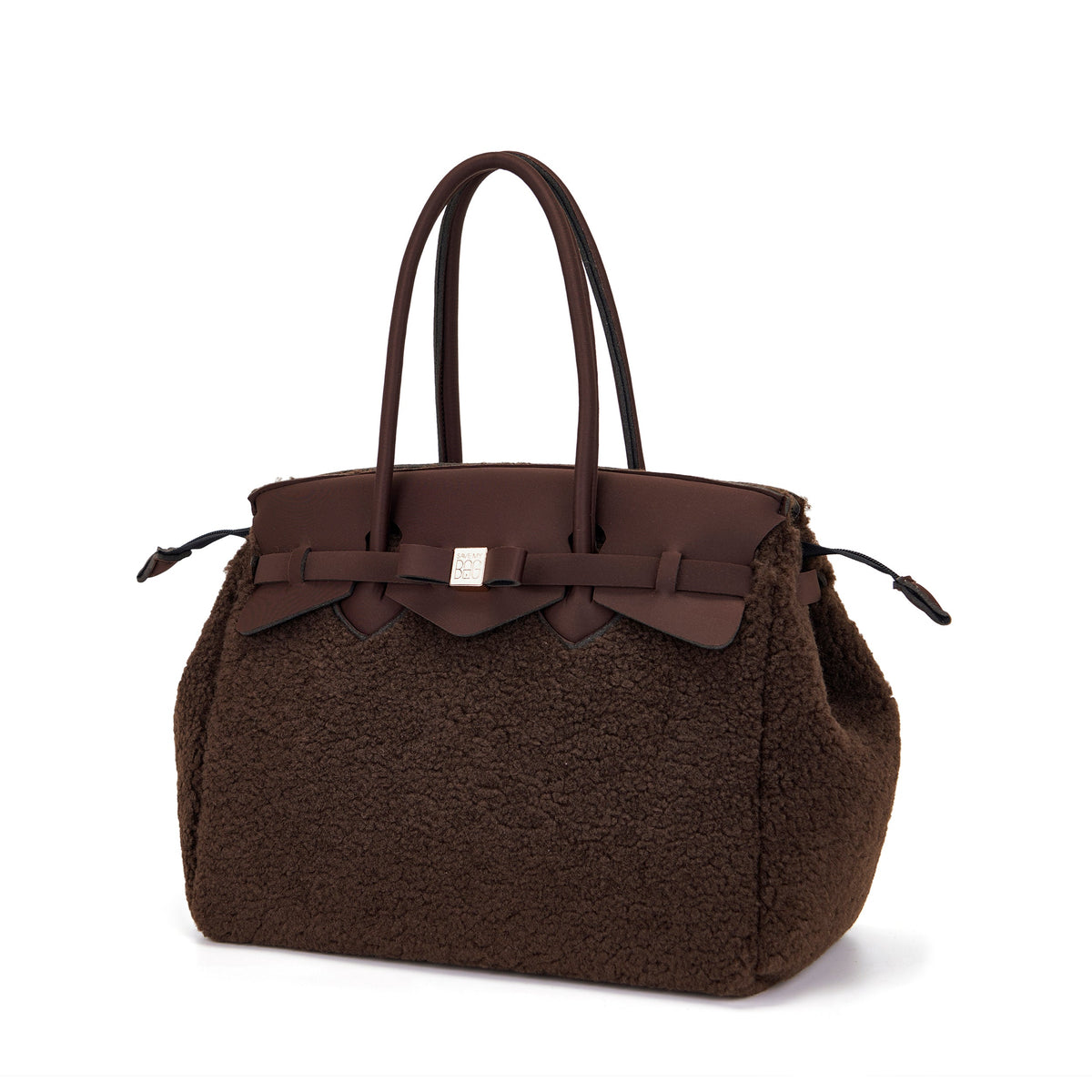 【MISS ECO FUR LYCRA】-L DARK BROWN