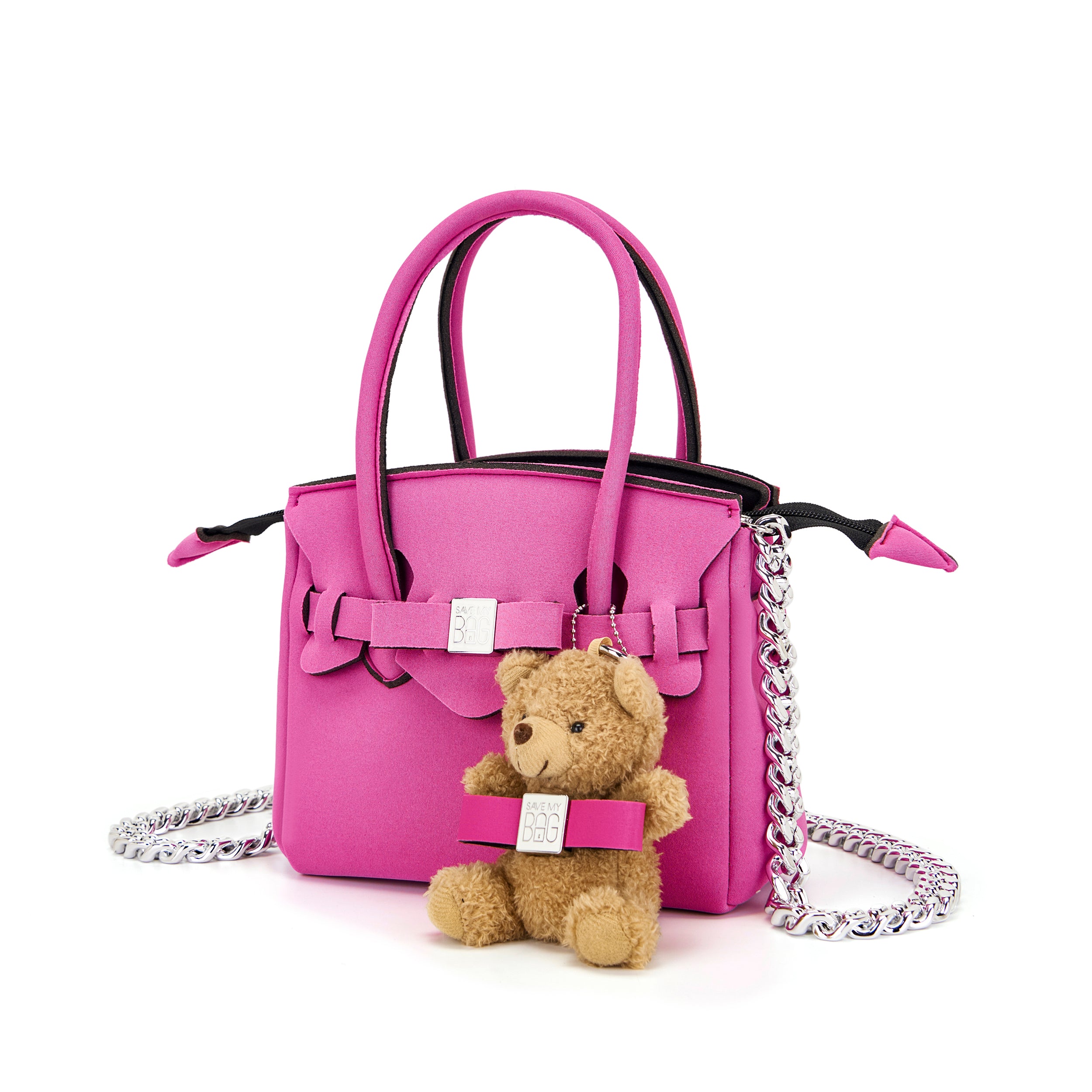 【MISS LYCRA/TEDDY】-S FUXIA