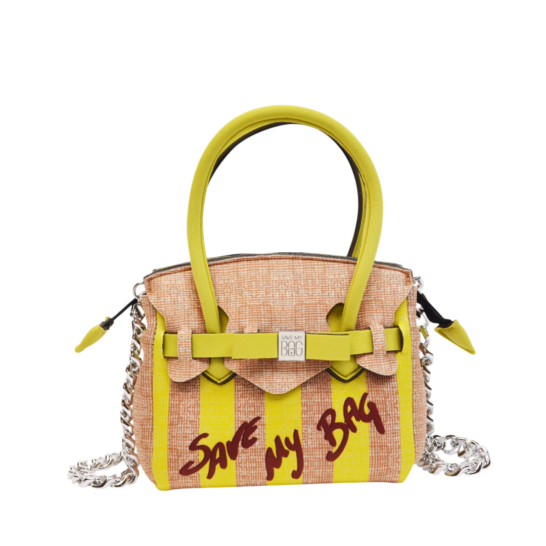 【MISS LYCRA STRIPED】-S YELLOW