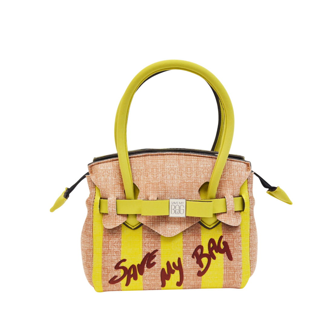 【MISS LYCRA STRIPED】-S YELLOW