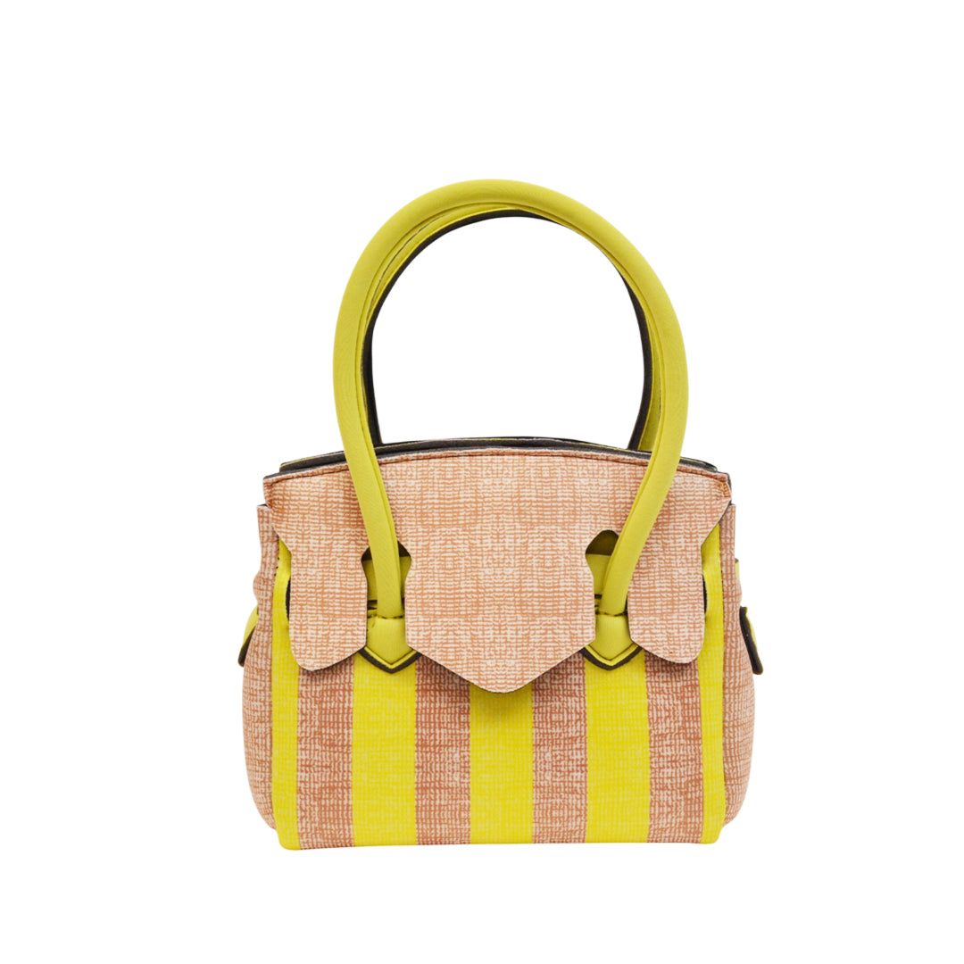 【MISS LYCRA STRIPED】-S YELLOW