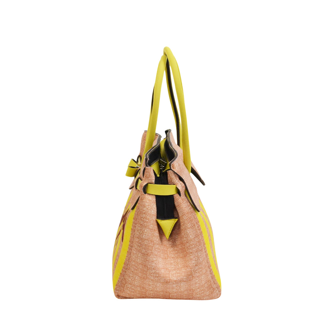 【MISS LYCRA STRIPED】-L YELLOW