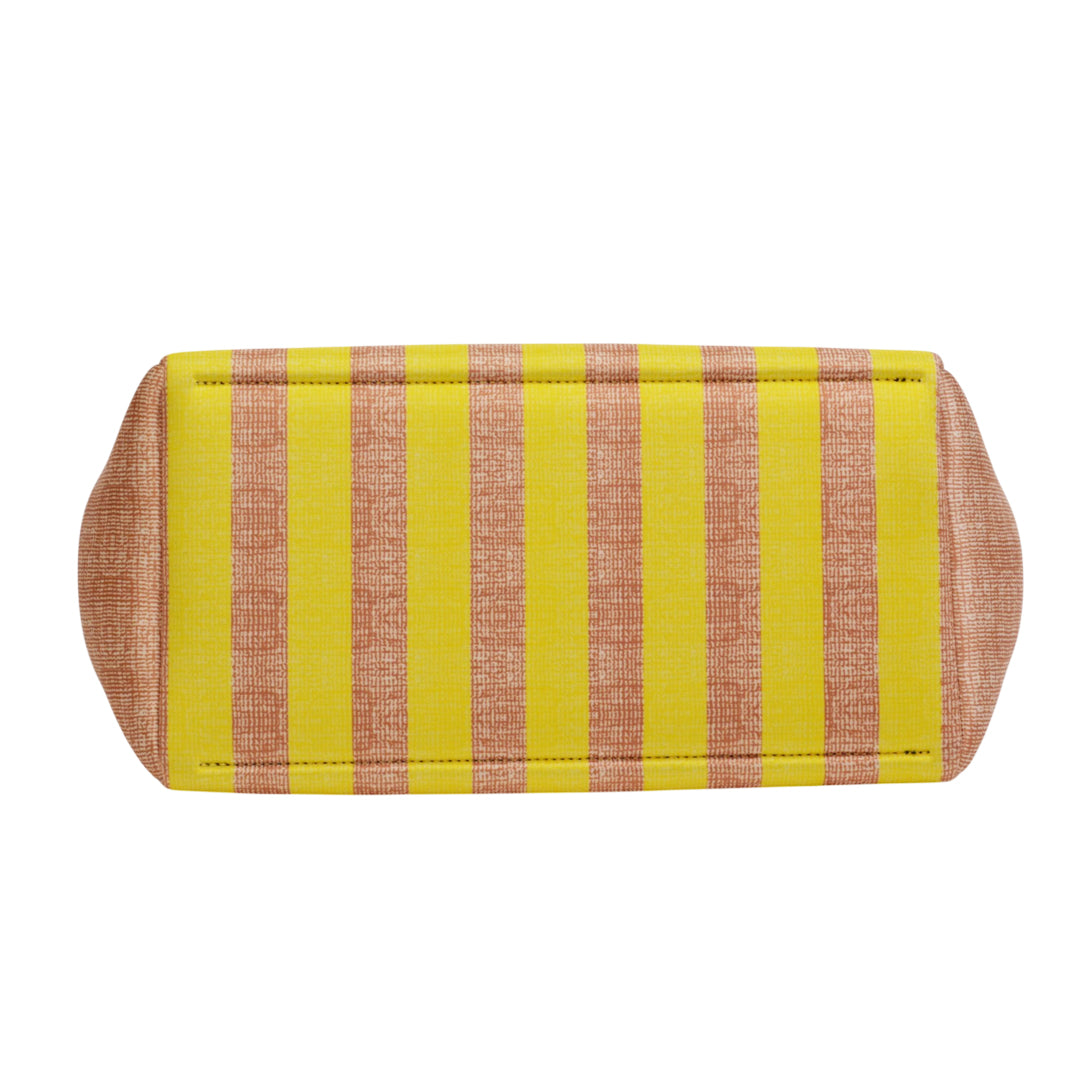 【MISS LYCRA STRIPED】-L YELLOW