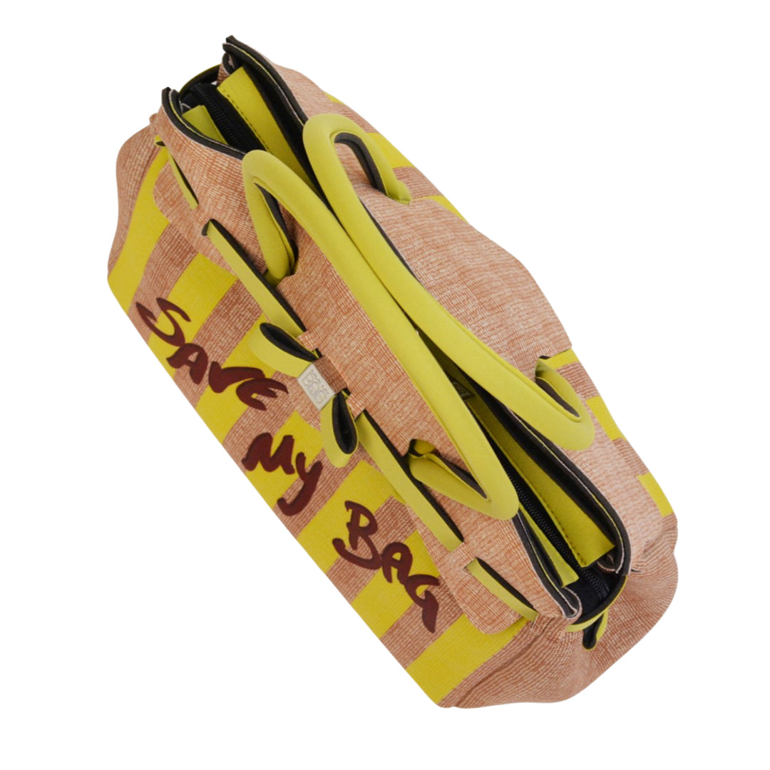 【MISS LYCRA STRIPED】-L YELLOW