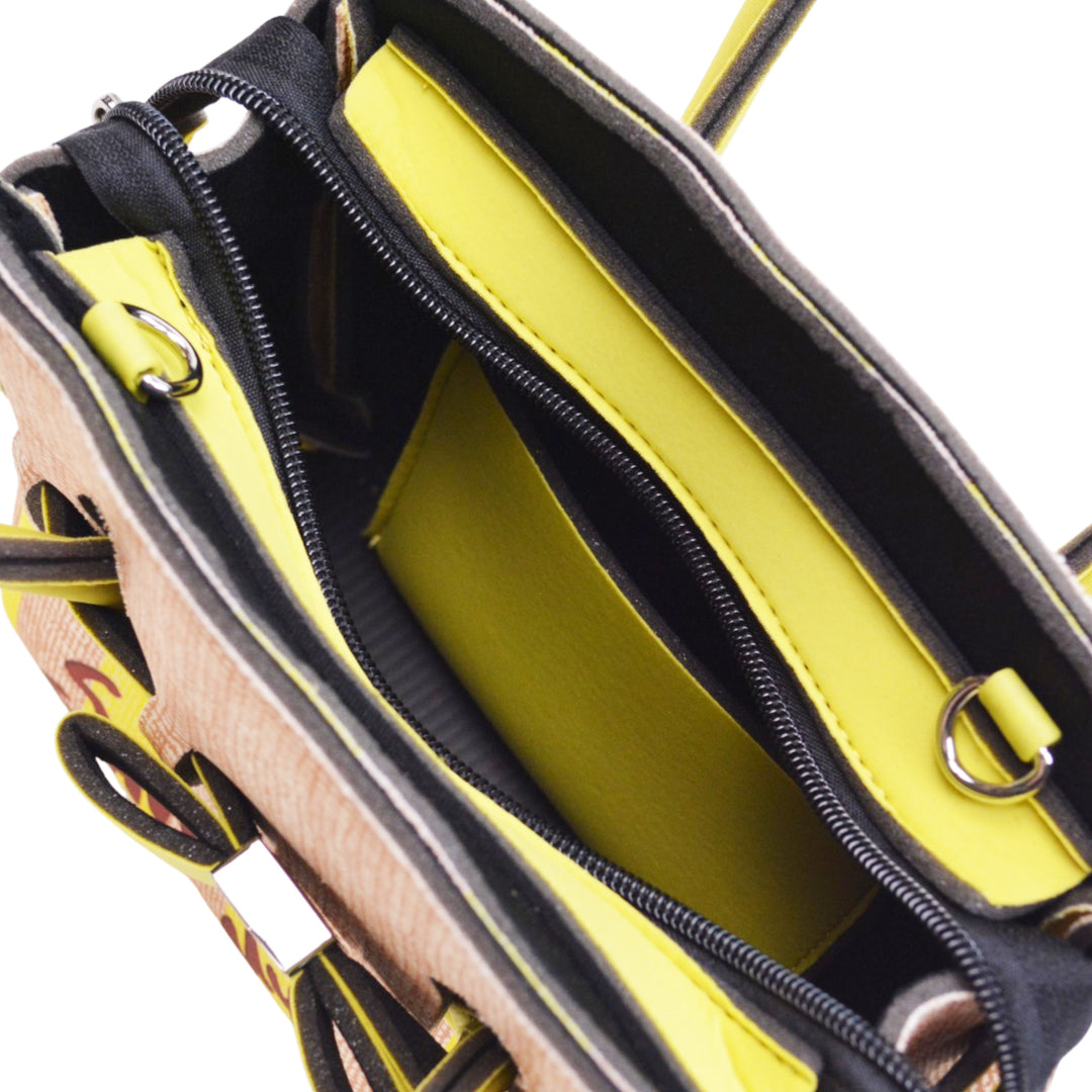 【MISS LYCRA STRIPED】-S YELLOW